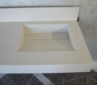 Engineered Quartz Double Sink - Handcrafted Custom Premium Design