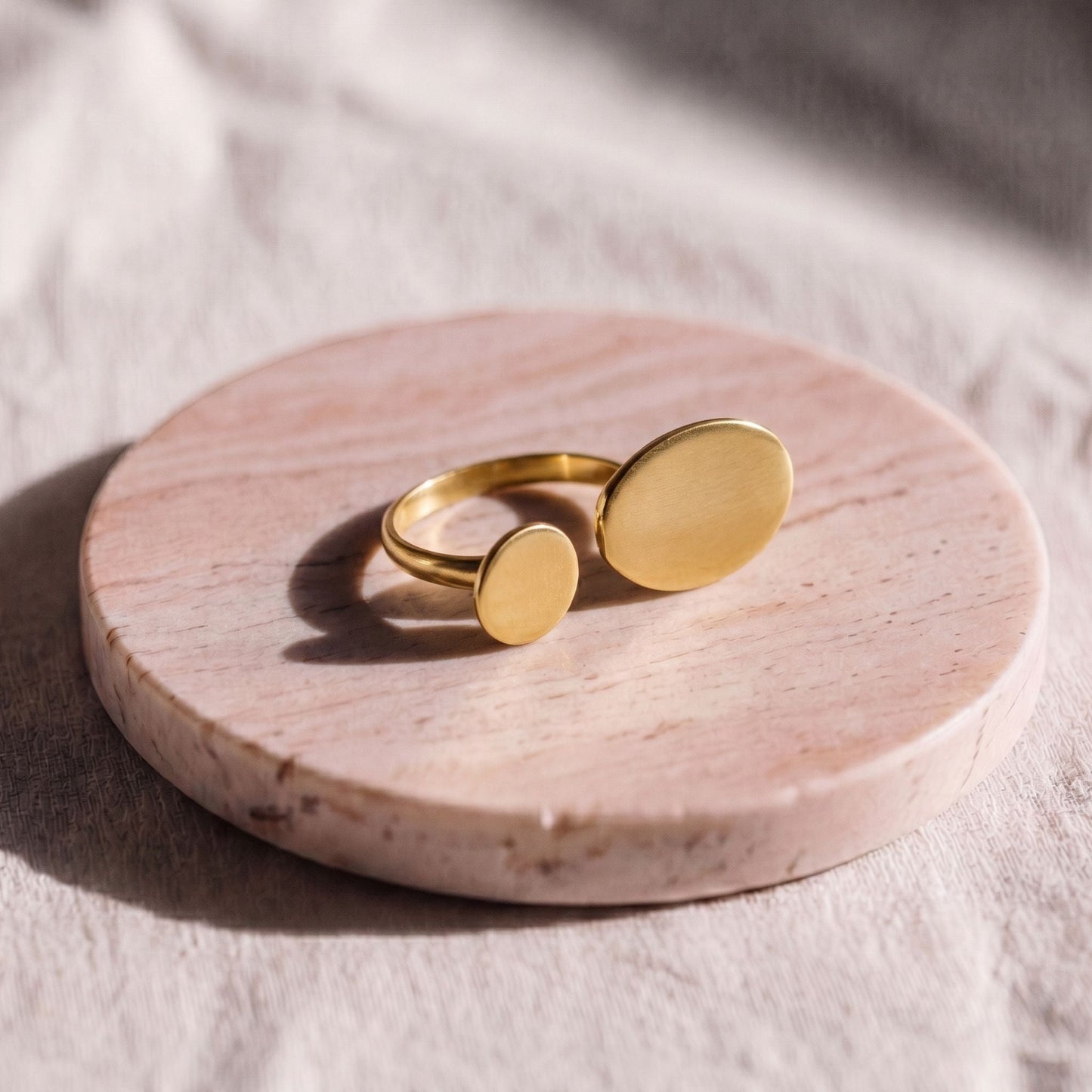 Double Disc Open Ring | Nala