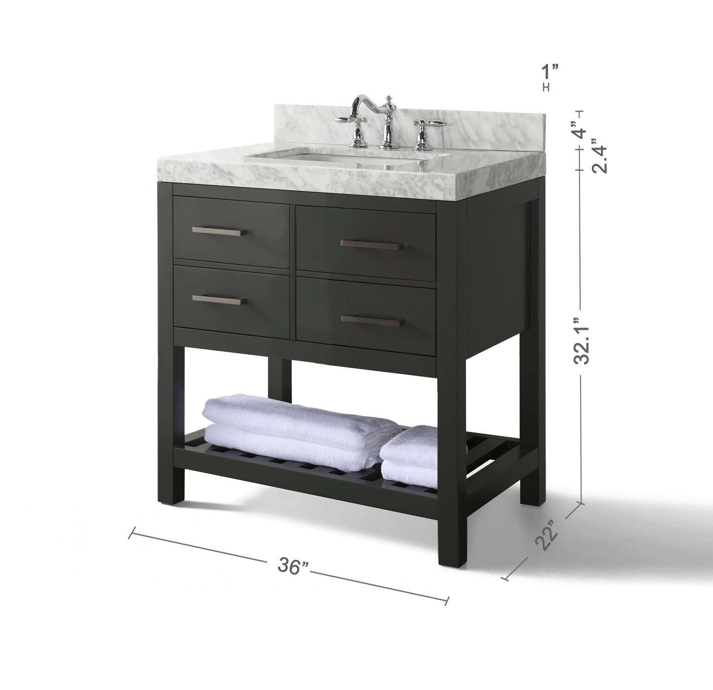 Elizabeth 36" Bath Vanity Set