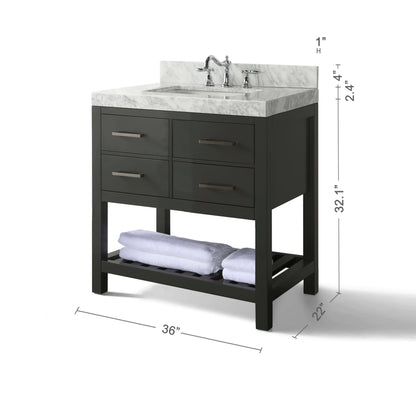 Elizabeth 36" Bath Vanity Set