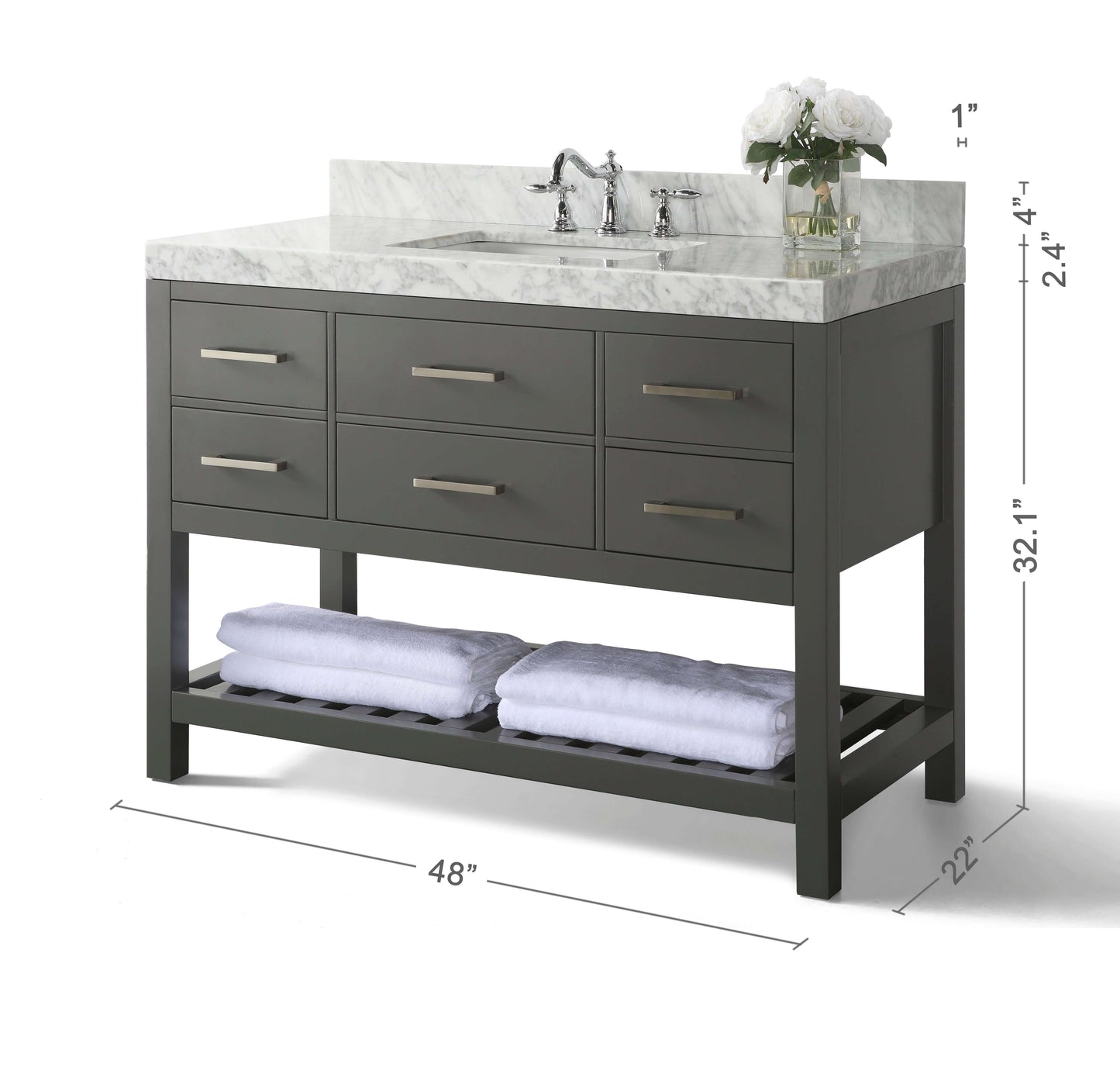 Elizabeth 48" Bath Vanity Set