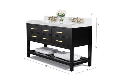 Elizabeth 60" Bath Vanity Set