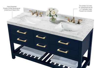 Elizabeth 60" Bath Vanity Set