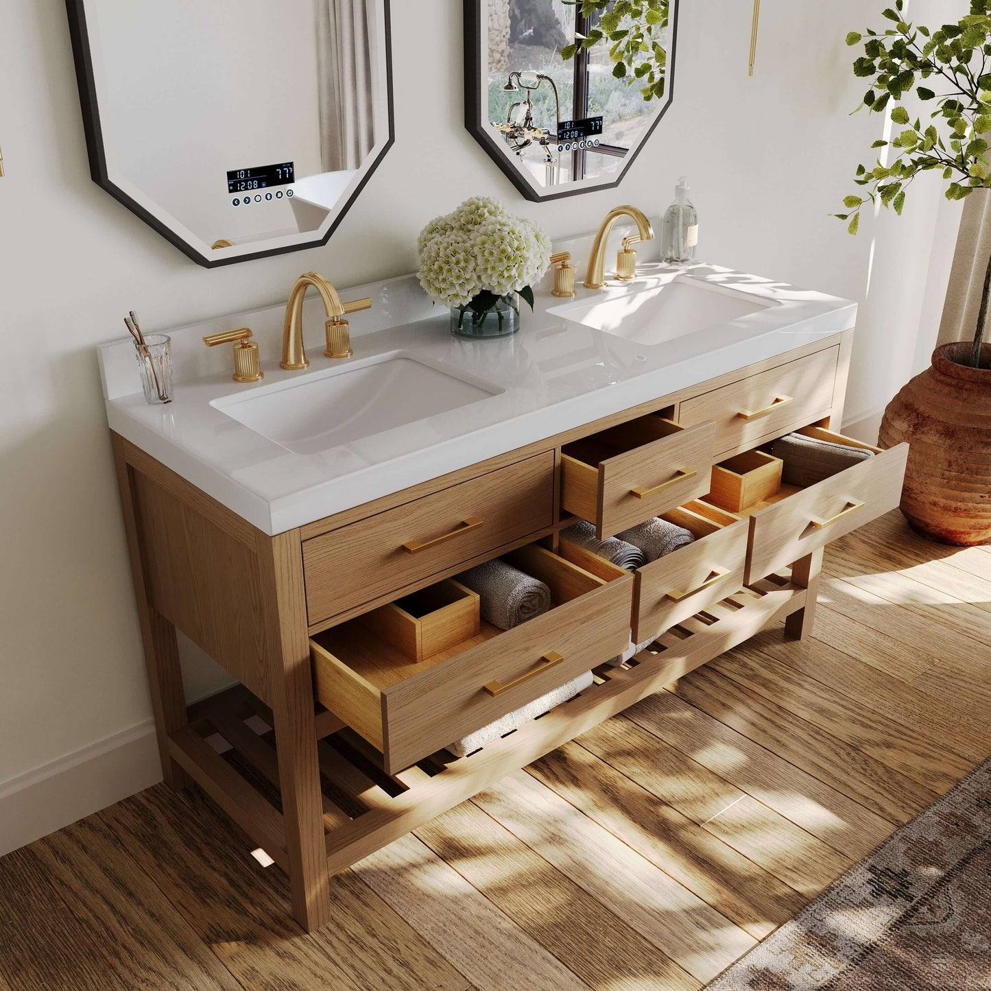 Elizabeth 60" Bath Vanity Set