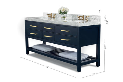Elizabeth 72" Bath Vanity Set