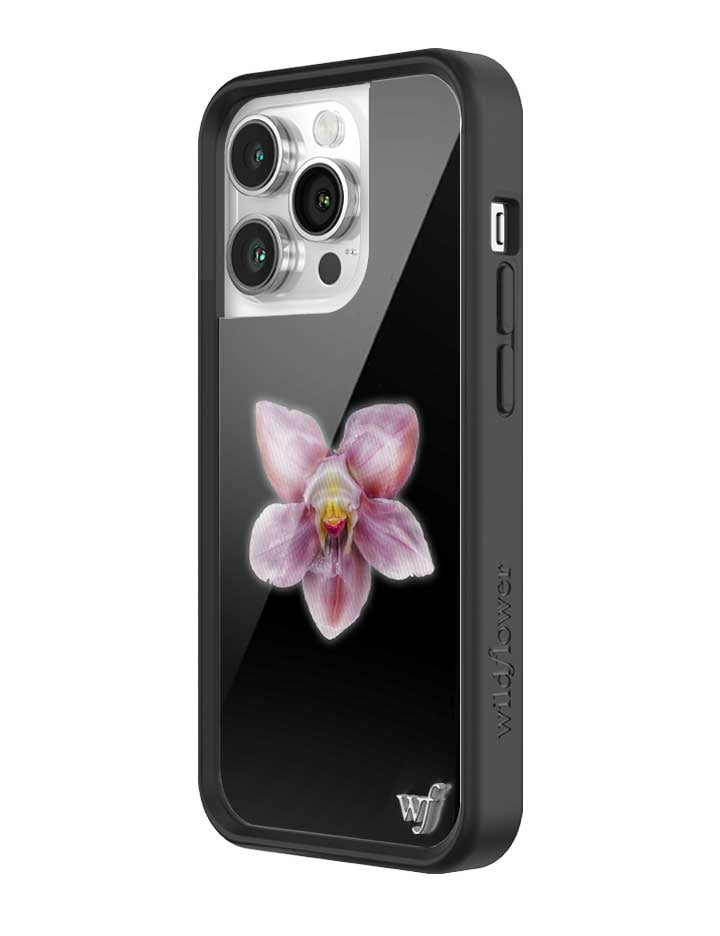 Orchid | Black iPhone Case