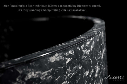Odessa 67" Freestanding Forged Carbon Fiber Bathtub