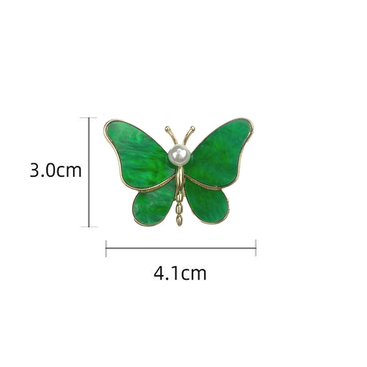 Fashion Butterfly Brooch Set – 3-Piece Elegant Pin Accessories