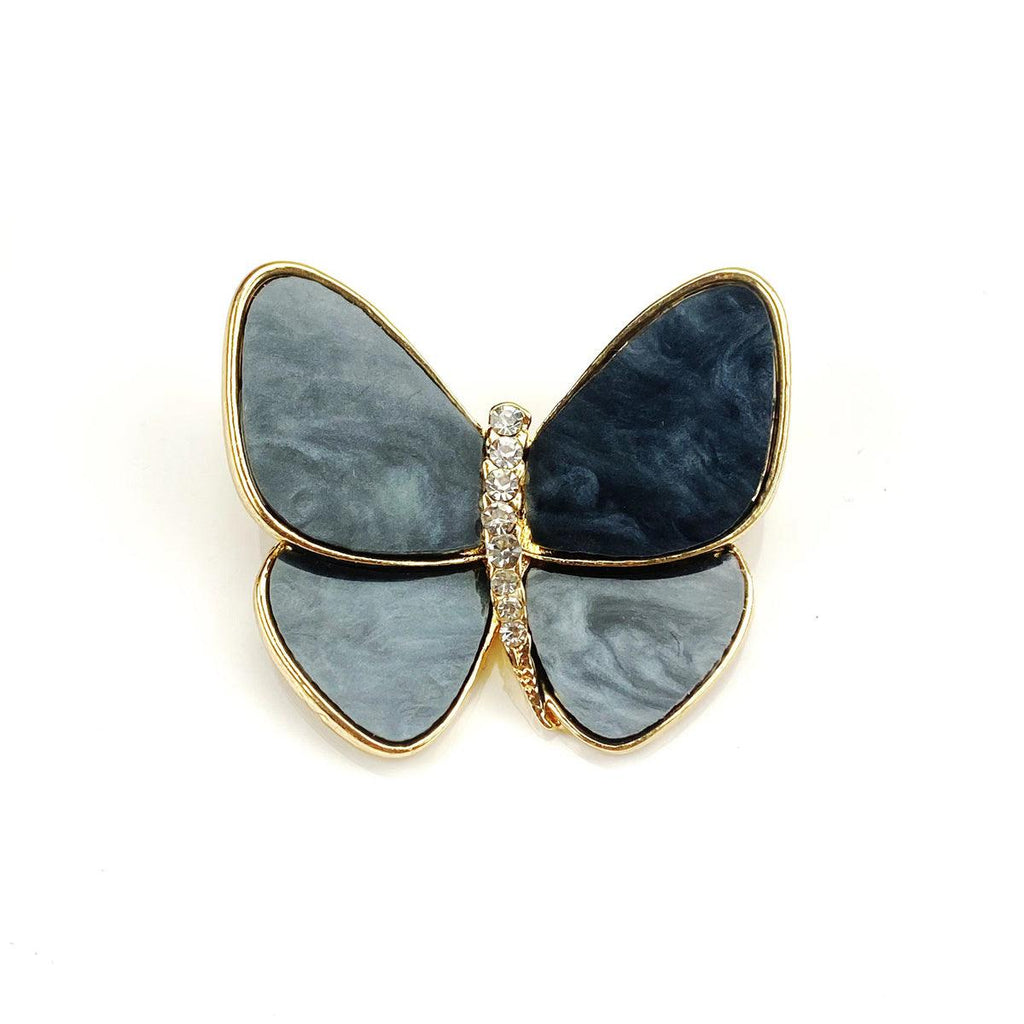 Fashion Butterfly Brooch Set – 3-Piece Elegant Pin Accessories
