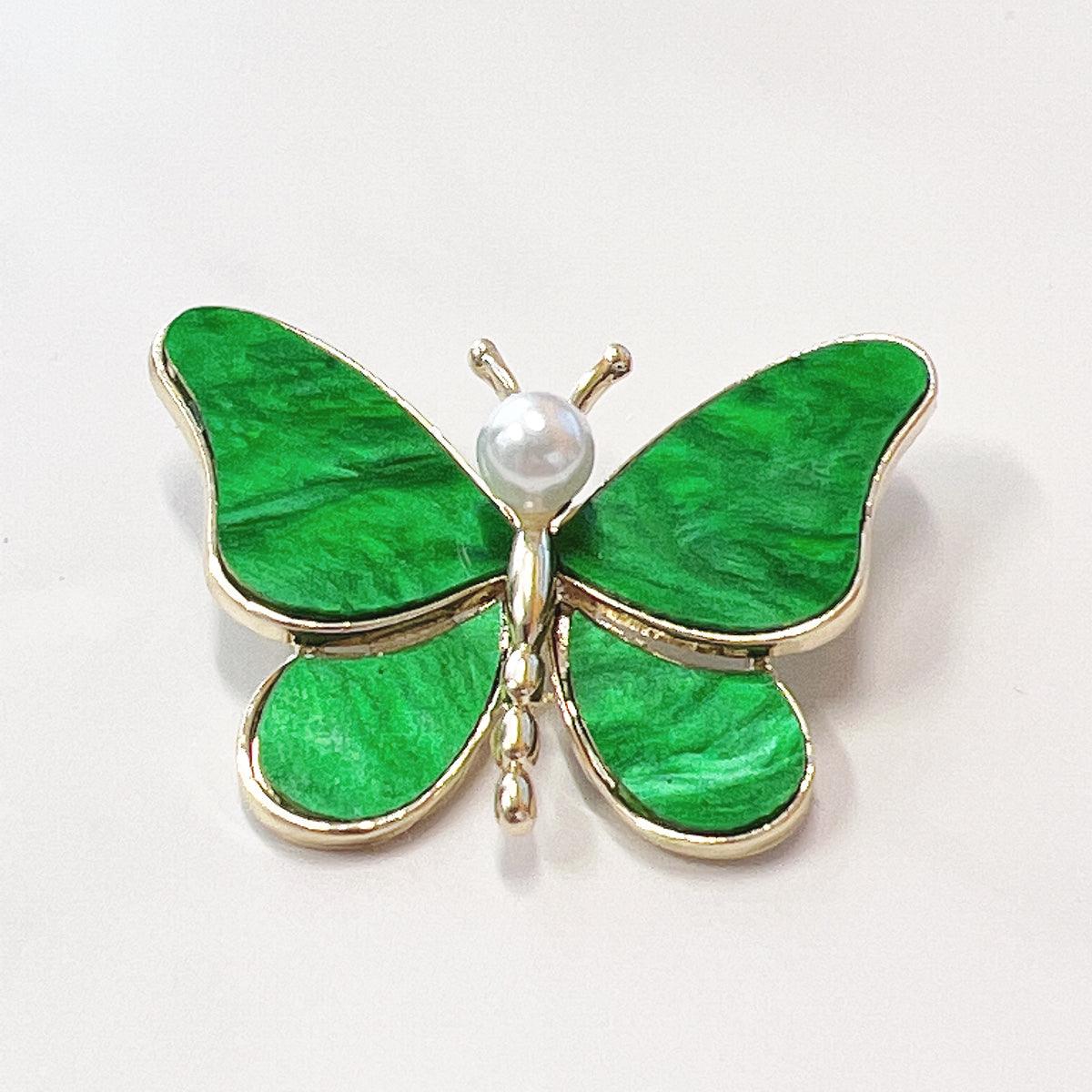 Fashion Butterfly Brooch Set – 3-Piece Elegant Pin Accessories