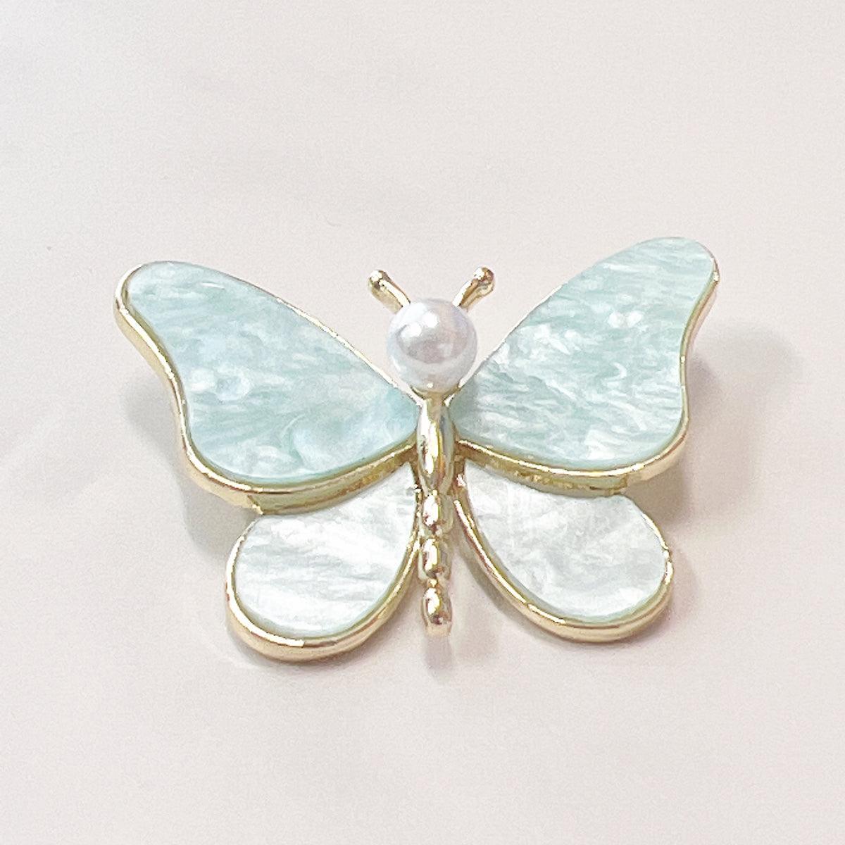 Fashion Butterfly Brooch Set – 3-Piece Elegant Pin Accessories