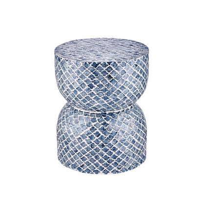 Mother of Pearl Inlay Coffee Table - Geometric Ethnic 14x20