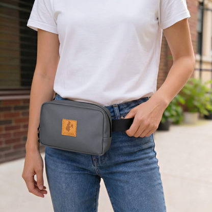Vegan Leather Belt Bag, Crossbody Fanny Pack