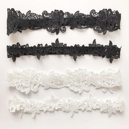 K02 Fashion Soft Sexy Lace Garter Belt for Women Lace Belt Legs Ring Bridal Garter Set Bride Wedding Accessories Bride Garter