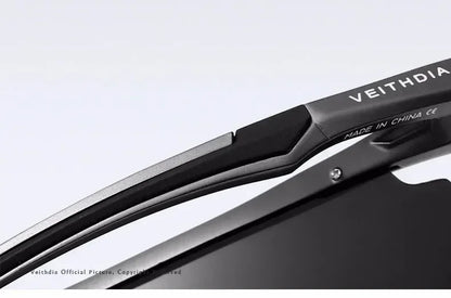 VEITHDIA Brand Designer Men's Sunglasses Aluminum Magnesium Polarized UV400 Sun Glasses Cycling Sports Male Outdoor Eyewear 6592