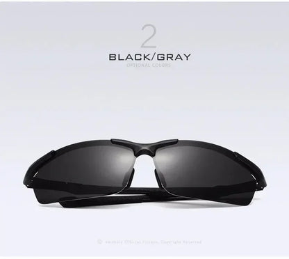 VEITHDIA Brand Designer Men's Sunglasses Aluminum Magnesium Polarized UV400 Sun Glasses Cycling Sports Male Outdoor Eyewear 6592