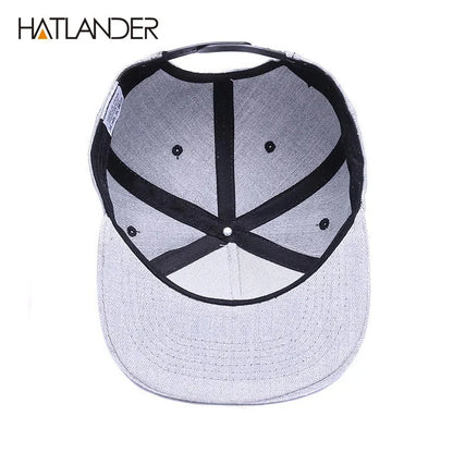 Raised Flag Embroidery Snapback Cap