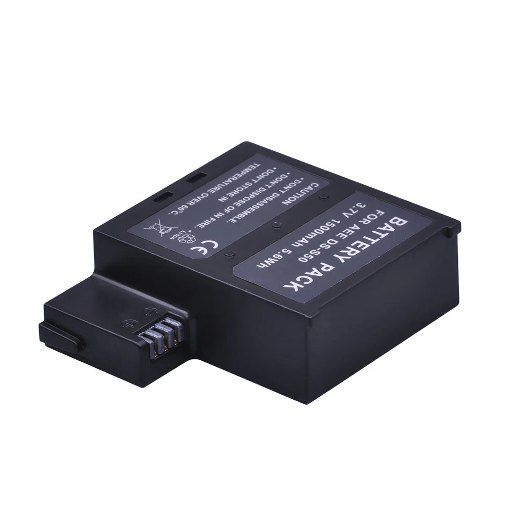 1500mAh DS-S50 DSS50 Battery for AEE DS-S51 S70 S71 D33 Veho VCC-A034-SB camera Li-ion Rechargable Battery