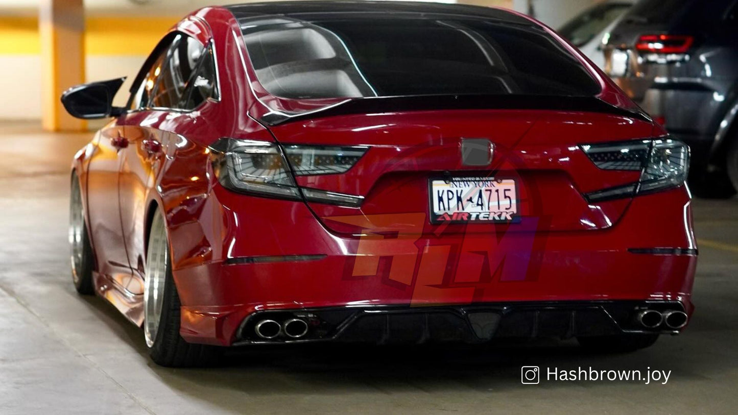 2018-2022 Xgen Accord Duckbill High Kick Trunk Spoiler Gloss Black