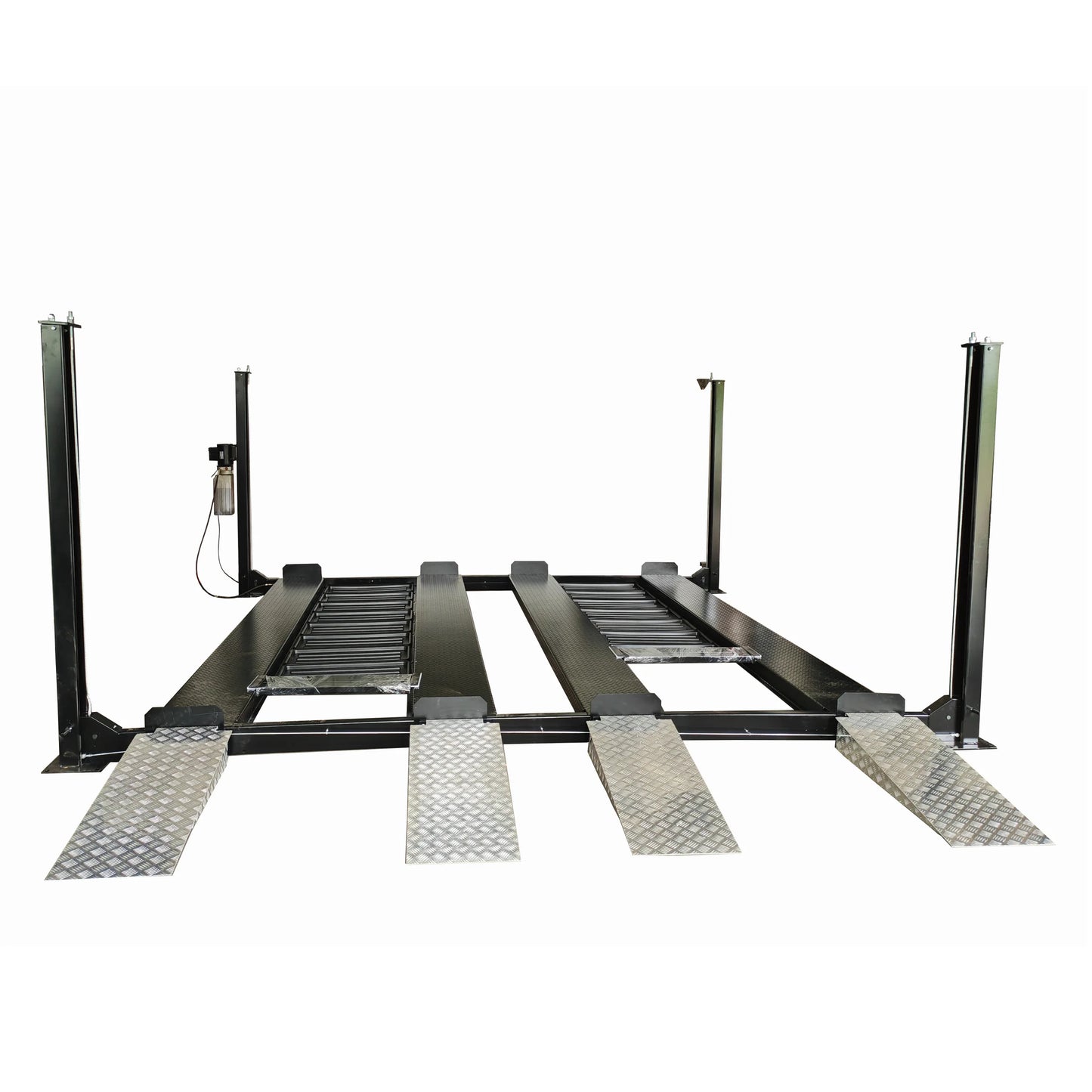 Hot Sale CE Approved 4-Post Double Width Hydraulic Car Lift Garage Can Parking 4 Cars Lift Parking Vehicle Carport
