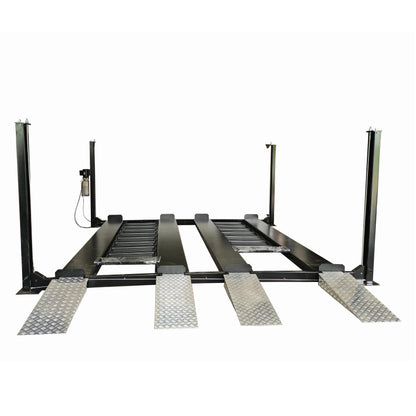 Hot Sale CE Approved 4-Post Double Width Hydraulic Car Lift Garage Can Parking 4 Cars Lift Parking Vehicle Carport