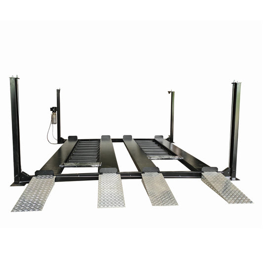 Hot Sale CE Approved 4-Post Double Width Hydraulic Car Lift Garage Can Parking 4 Cars Lift Parking Vehicle Carport