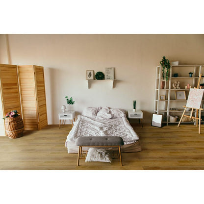 22MIL Heavy-Duty Wearlayer SPC Vinyl Rigid Core Hickory, 5mm Thick, 1mm IXPE Soundpad - Pine Collection