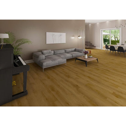 22MIL Heavy-Duty Wearlayer SPC Vinyl Rigid Core Hickory, 5mm Thick, 1mm IXPE Soundpad - Pine Collection