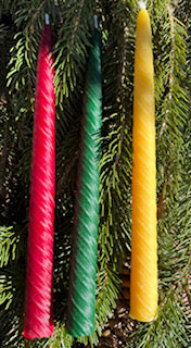 Tapered Pattern Candles