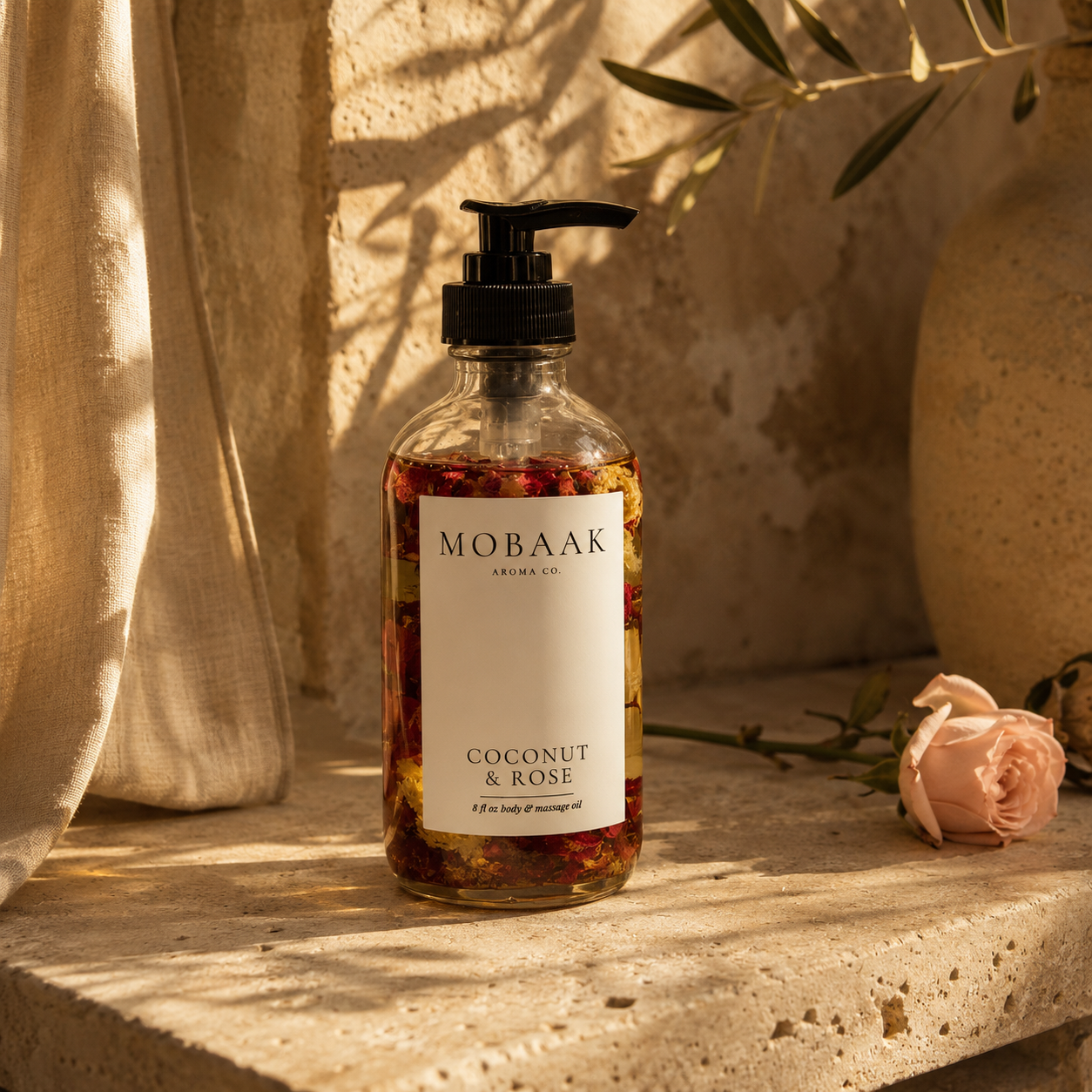 Coconut & Rose Body Oil