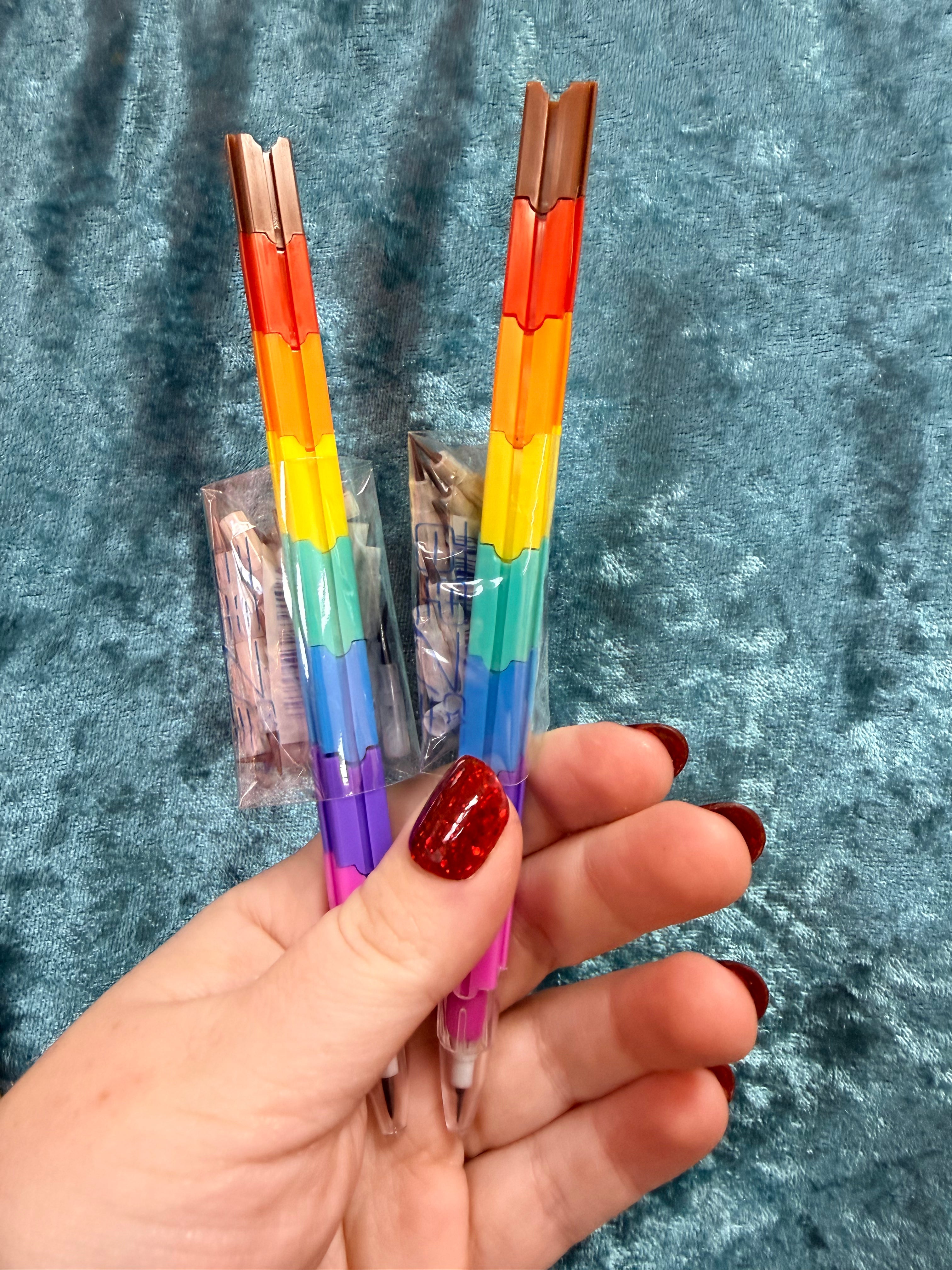 Rainbow Modular Pencil with Lead Refills
