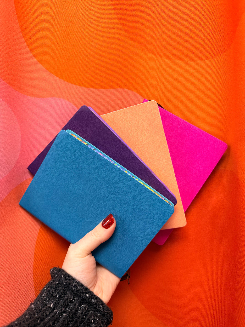 Rainbow Sprayed Edges Notebooks