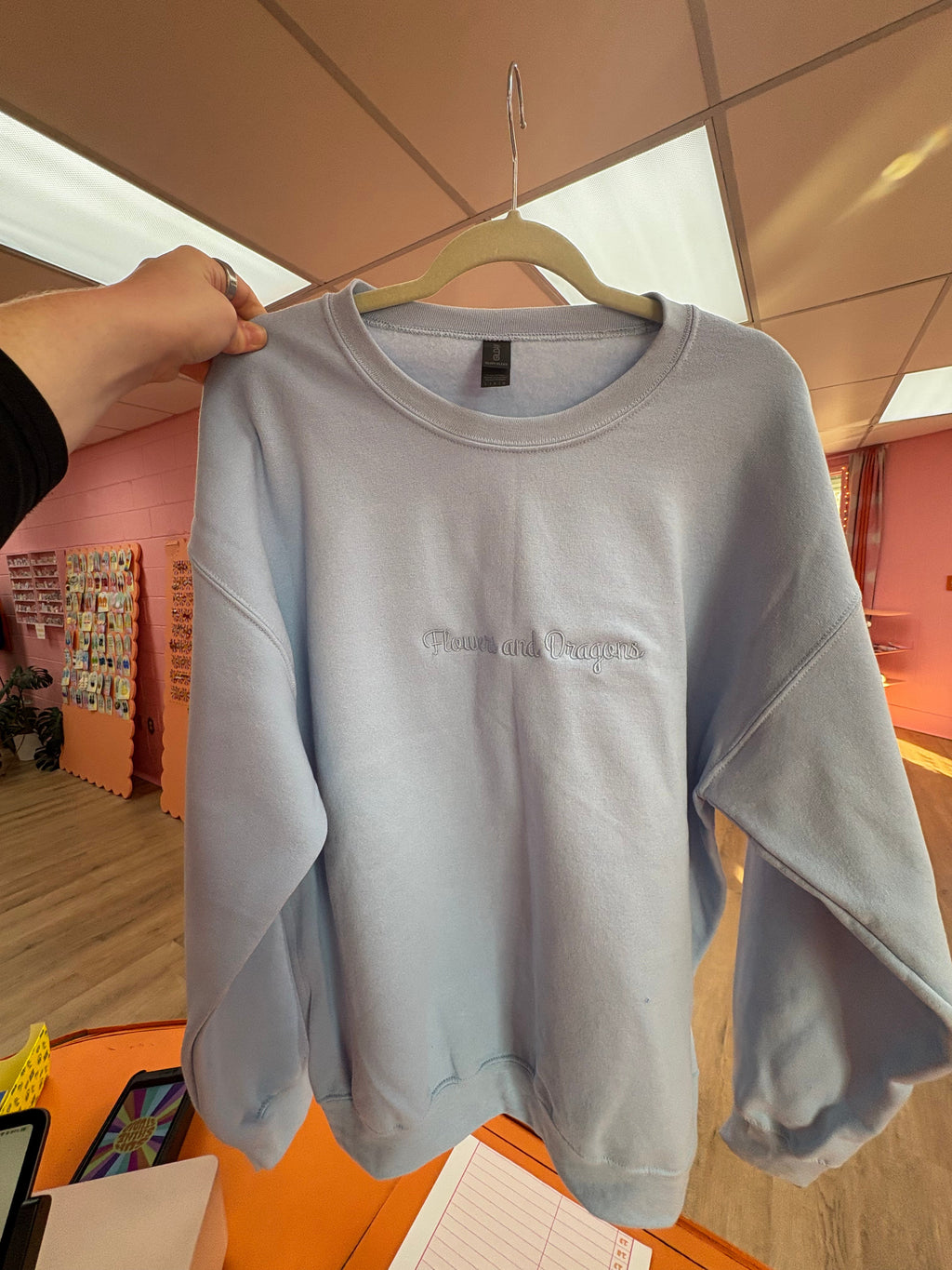 Mahjong Embroidered Top