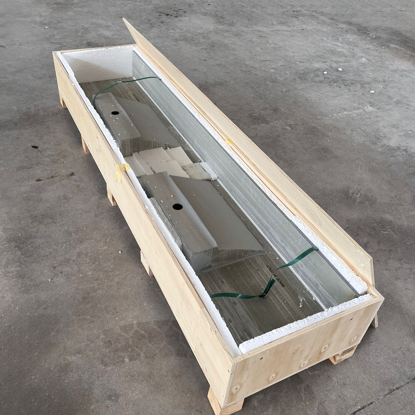 Engineered Stone Sink Handcrafted Infinity Travertino Grey Italian Artisan Spa Style