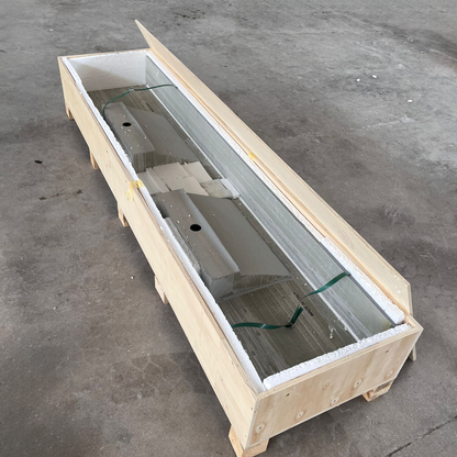 Engineered Stone Sink Handcrafted Infinity Travertino Grey Italian Artisan Spa Style