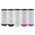 16oz 4 in 1 Blank Sublimation Can cooler Speaker Tumblers Straight Bluetooth music cup stainless steel vacuum insulated Beer Cola Coolers