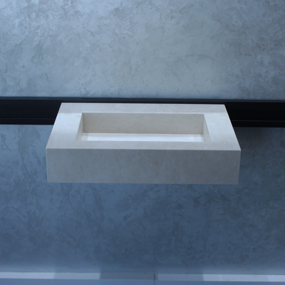 Light Pearl Marble Sink - Handcrafted Premium Artisan Finish