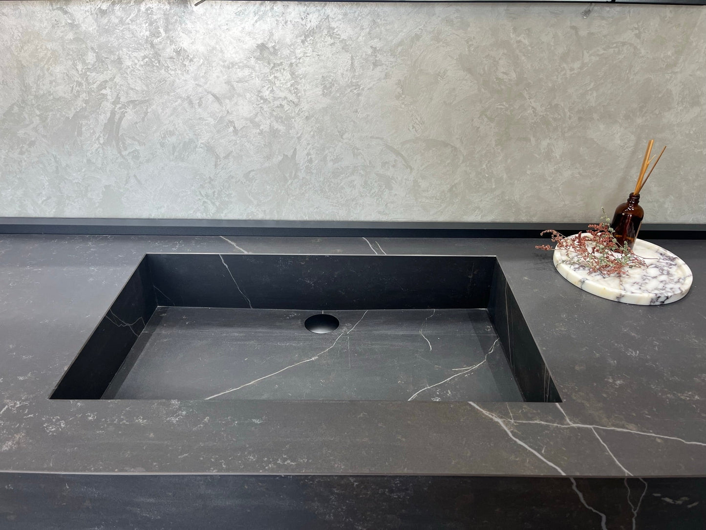 Engineered Porcelain Sink Dekton Kelya Handcrafted Modern Kitchen and Bath Design