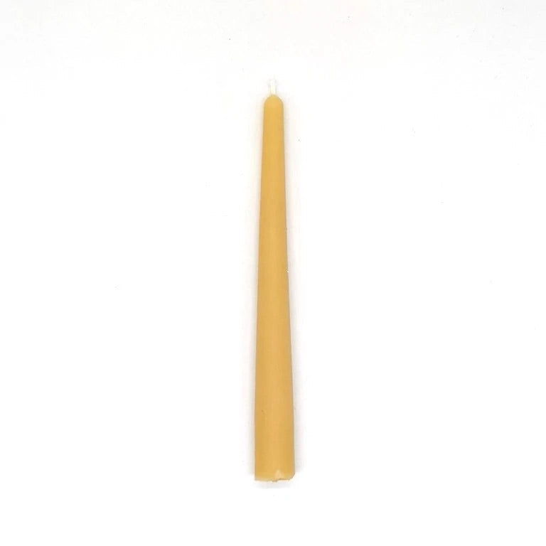 Indiana Beeswax Tapered Candle