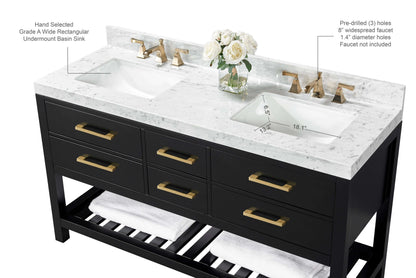 Elizabeth 60" Bath Vanity Set