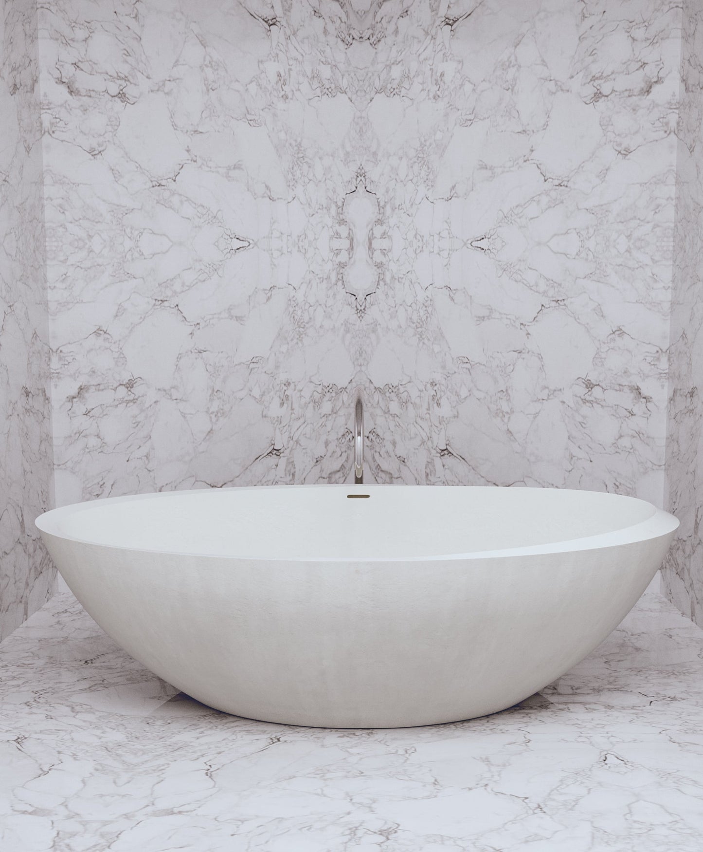 Freestanding Oval bathtub