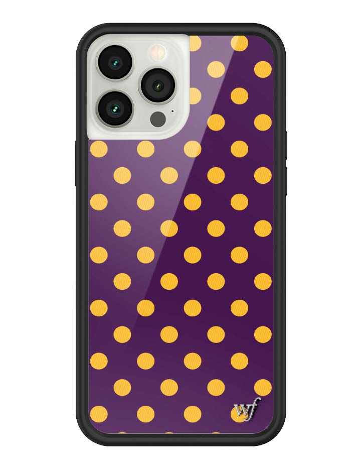 Polka Dot | Purple and Yellow iPhone Case