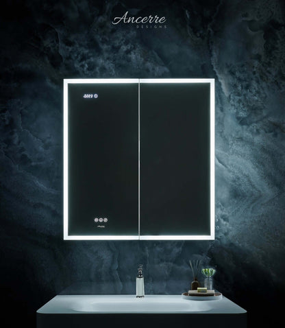 Pagani LED Mirror Cabinet with Defogger, Dimmer, Magnifier & USB outlet