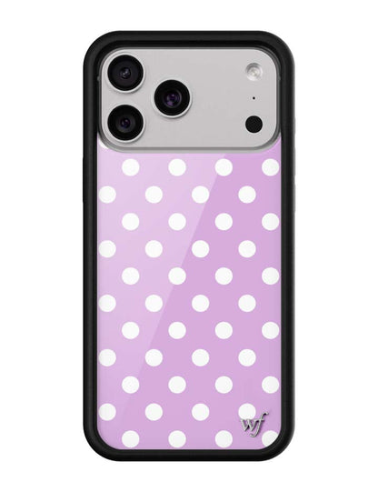 Polka Dot | Lavender and White iPhone Case