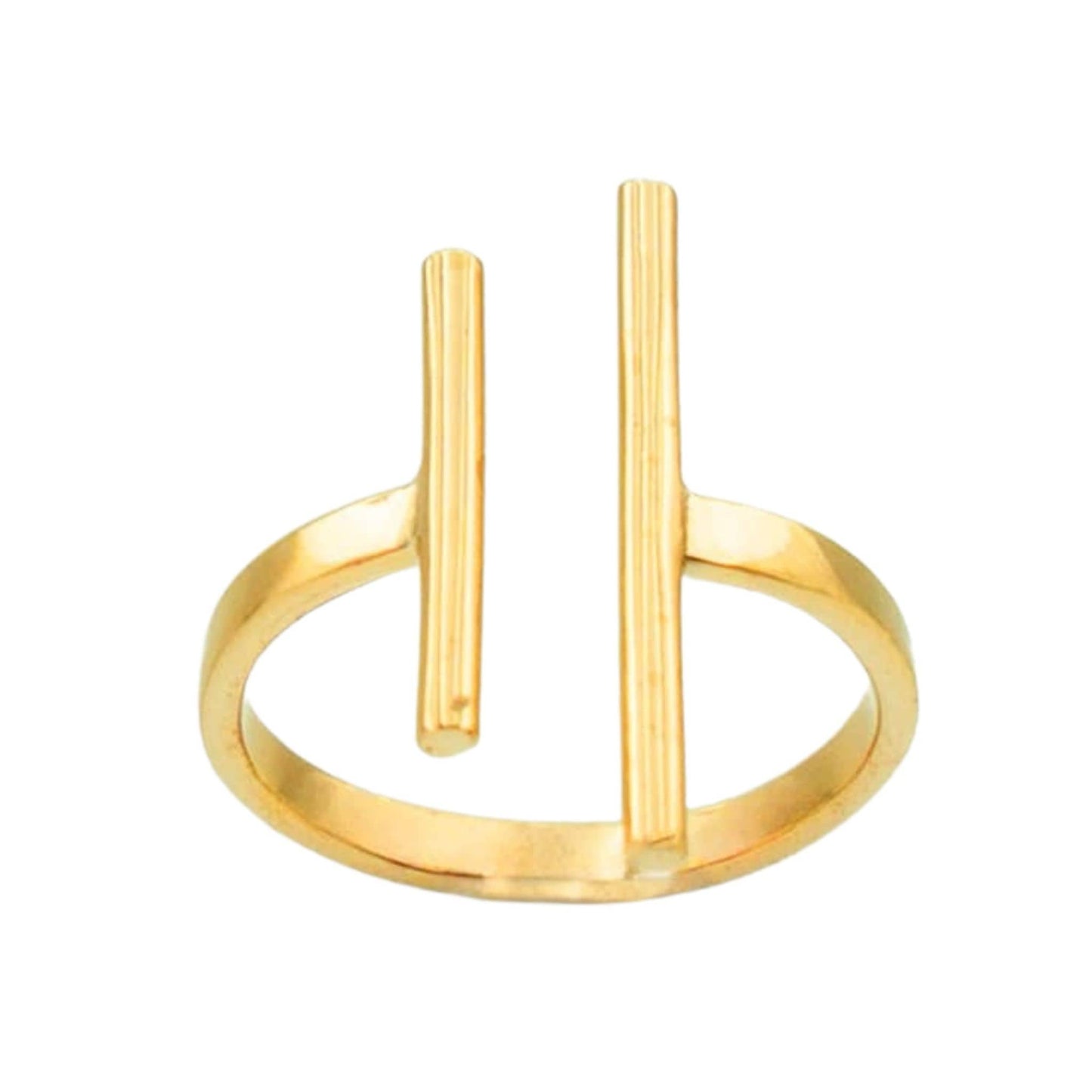 Double Parallel Bar Ring | Mazu