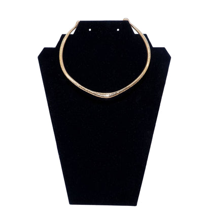 Wide Neck Cuff Brass Choker Necklace for Women | Msala