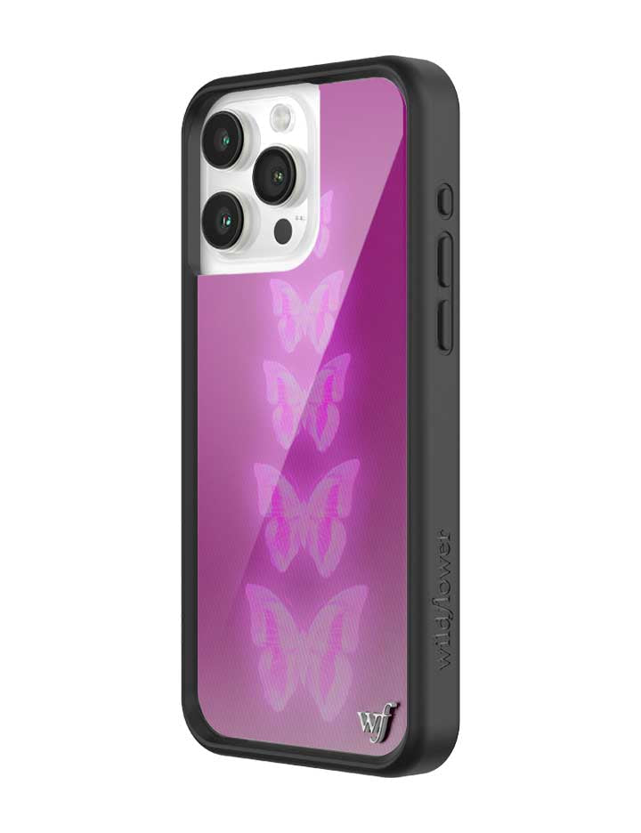 Neon Butterfly iPhone Case
