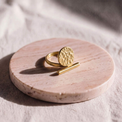 Hammered Open Ring | Nuru