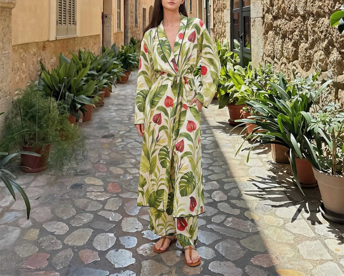 Beach Dress Women Casual Holiday Floral Print Cardigan Bikini Swimsuit Blouse Sun Protective Clothing