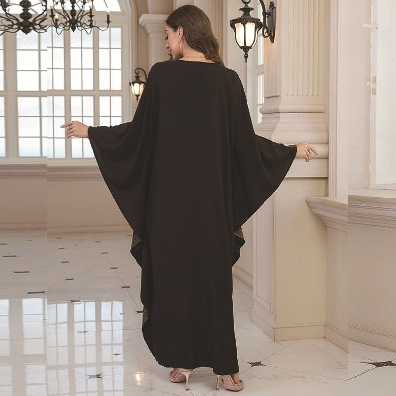 Rayon Embroidered Holiday Loose Maxi Dress Women Beach Jacket Seaside Maxi Dress Beach Cover Up